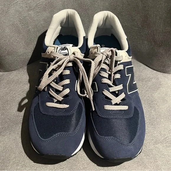 New Balance Men’s Sneakers 574 Navy Size 11.5 US - Picture 6 of 12